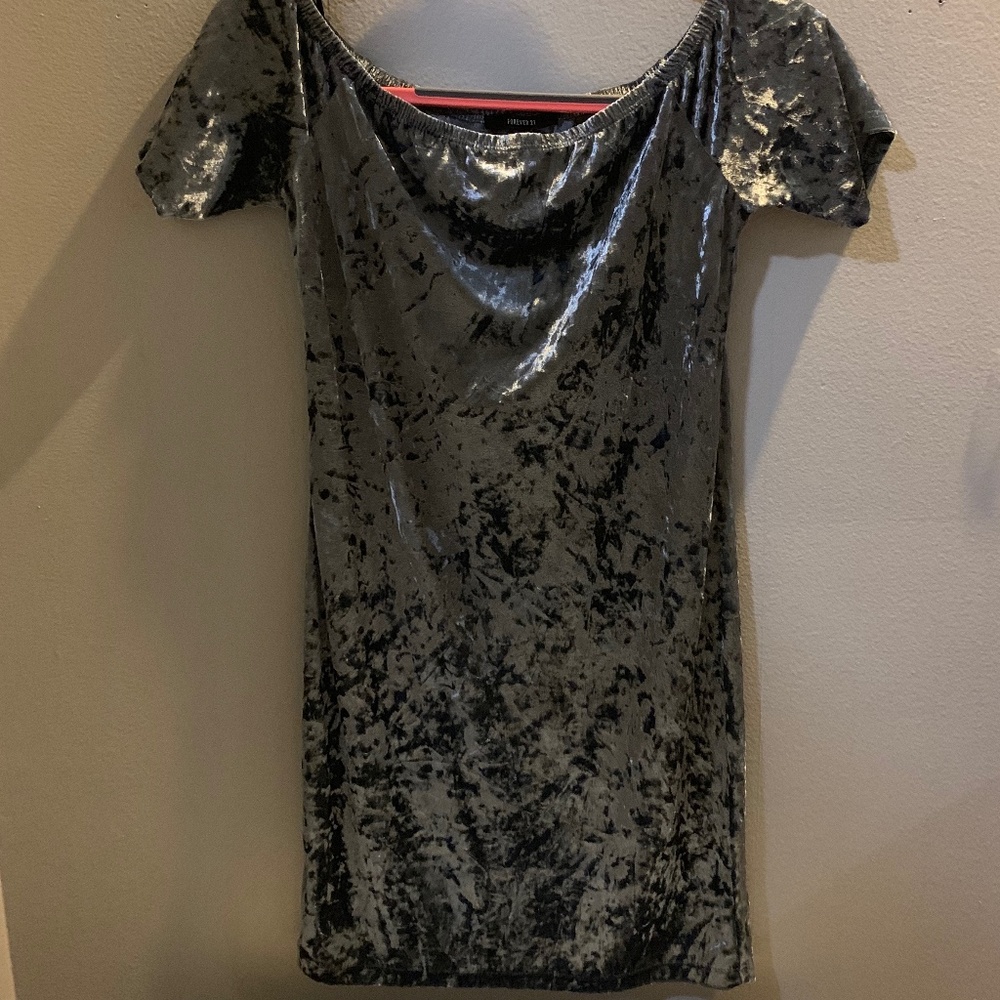 Forever 21 Crushed Velvet Dress